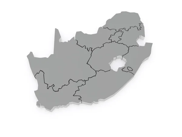 Map of Republic of South Africa (RSA). — Stock Photo, Image