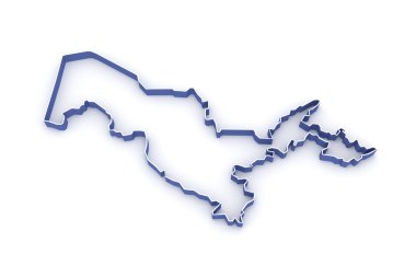 Özbekistan haritası