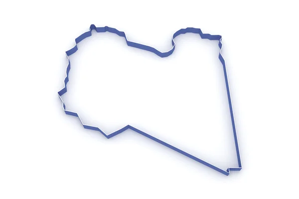 Map of Libya — Stock Photo, Image