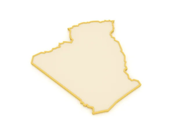 Карта Алжира . — стоковое фото