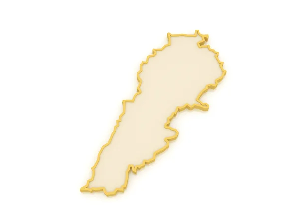 Map of Lebanon. — Stock Photo, Image