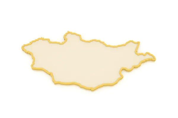 Map of Mongolia. — Stock Photo, Image