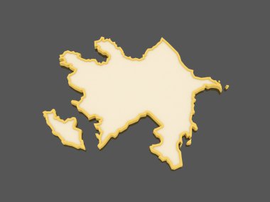 Azerbaycan Haritası.