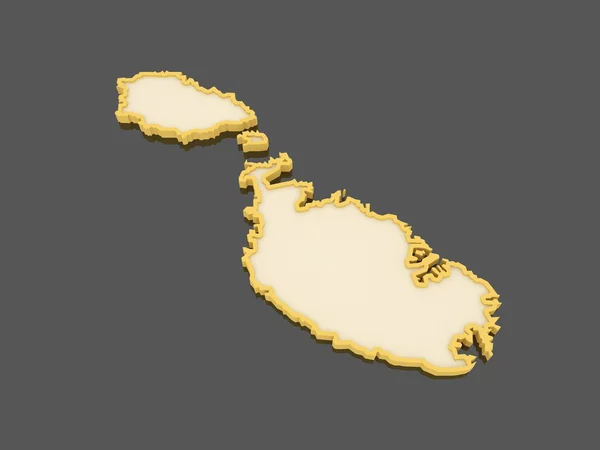 Χάρτης της Μάλτας. — Φωτογραφία Αρχείου