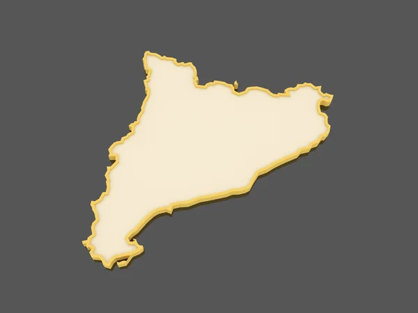 Χάρτης της Καταλονίας. — Φωτογραφία Αρχείου