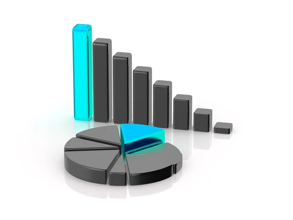 Gráfico de negócios . — Fotografia de Stock