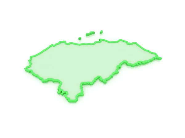 Map of Honduras. — Stock Photo, Image