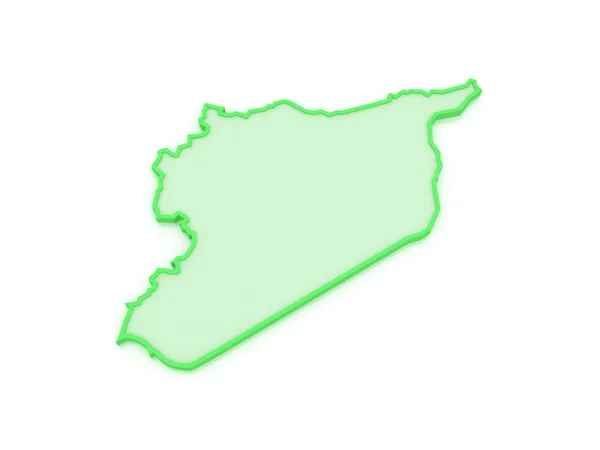 La carte de Syrie . — Photo
