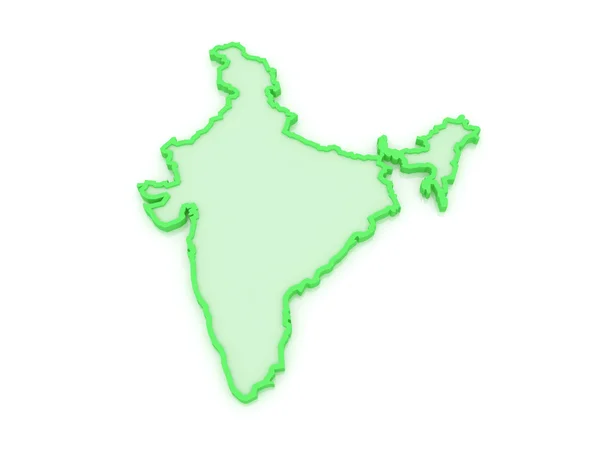 Map of India. — Stock Photo, Image