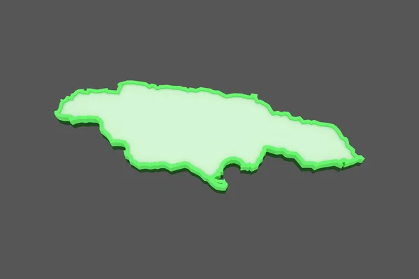 Map of Jamaica. — Stock Photo, Image