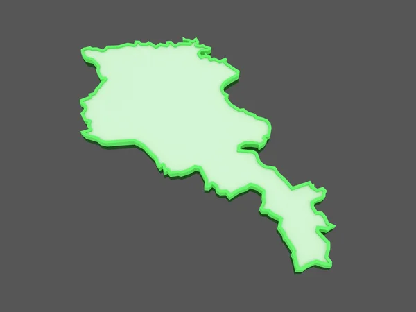 Mapa z Armenii. — Zdjęcie stockowe