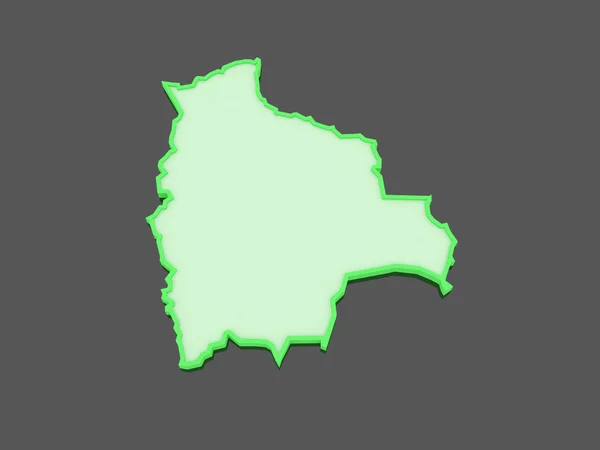 Map of Bolivia. — Stock Photo, Image
