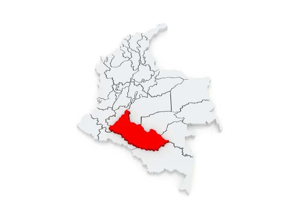 Mapa de Caqueta. Colombia . —  Fotos de Stock