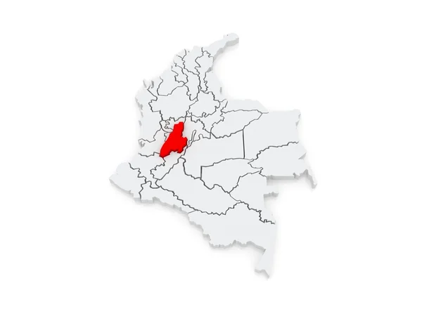 Mapa de Tolima. Colombia . —  Fotos de Stock