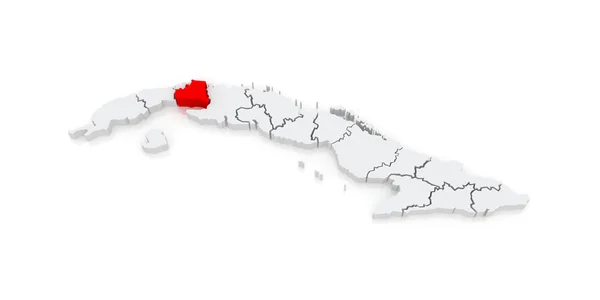 Map of Mayabeke. Cuba. — Stock Photo, Image