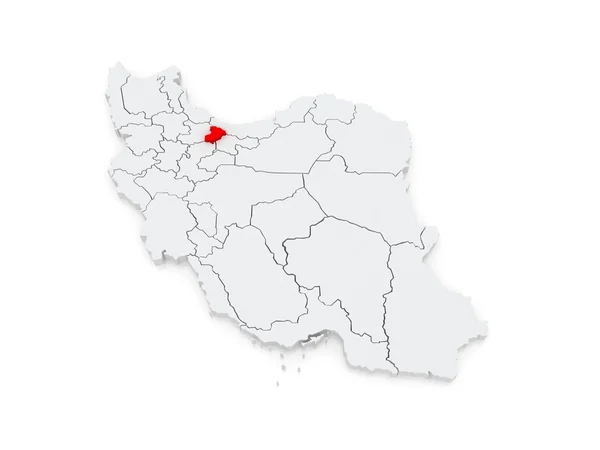 Χάρτης της Αλμπόρτζ. Ιράν. — Φωτογραφία Αρχείου