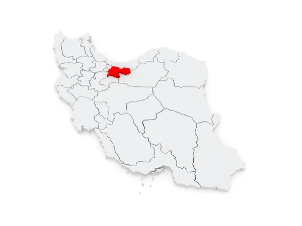 Χάρτης της Τεχεράνης. Ιράν — Φωτογραφία Αρχείου
