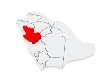 el madina Haritası. Suudi Arabistan.
