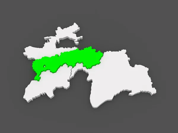 Mapa de Distritos de Subordinación Republicana —  Fotos de Stock