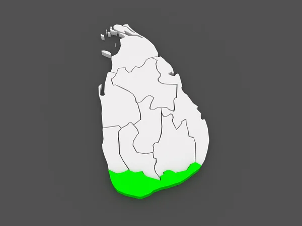 Χάρτης του Νότου. Σρι Λάνκα. — Φωτογραφία Αρχείου