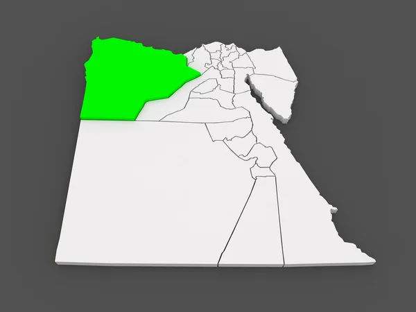 Map of Matruh. Egypt. — Stock Photo, Image