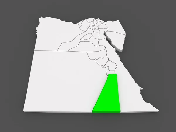 Mapa de Asuán. Egipto . —  Fotos de Stock