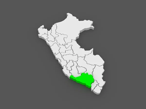 Map of Arequipa. Peru. — Stock Photo, Image