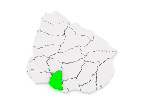 Mapa de San Jose. Uruguay . —  Fotos de Stock