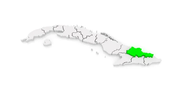 Map of Holguin. Cuba. — Stock Photo, Image