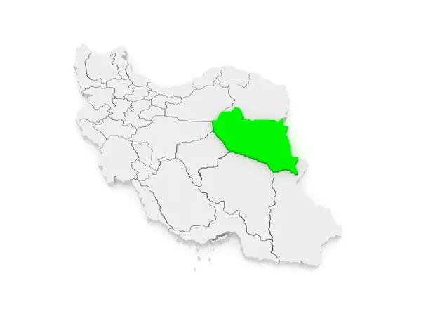 Mapa de Khorasan del Sur. Irán . — Foto de Stock