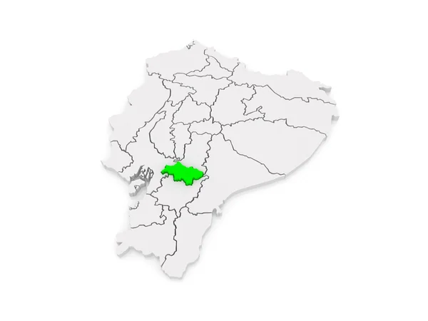 Kaart van cagniard. Ecuador. — Stockfoto