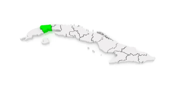 Map of Artemis. Cuba. — Stock Photo, Image