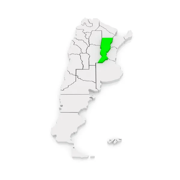 Mapa de Santa Fe. Argentina . —  Fotos de Stock