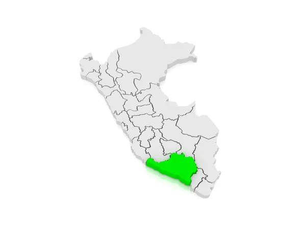 Arequipa Haritası. Peru. — Stok fotoğraf