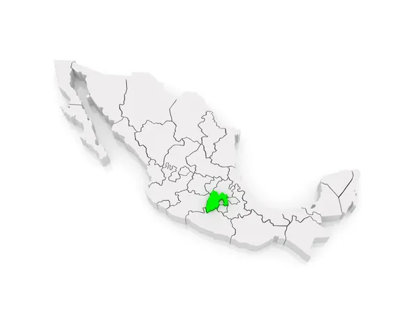 Meksika Haritası. Meksika. — Stok fotoğraf