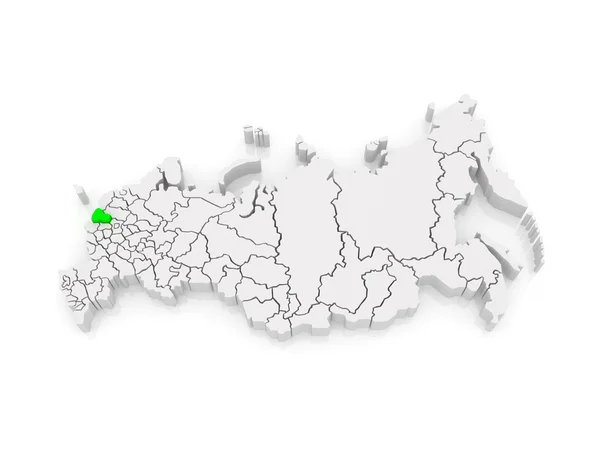 Karte der Russischen Föderation. Region Smolensk. — Stockfoto