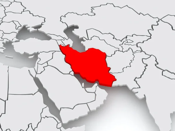 Carte des mondes. Iran . — Photo