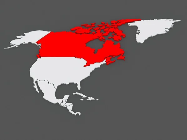 Carte des mondes. Canada . — Photo