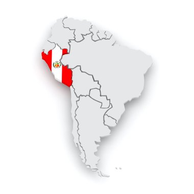 Dünya Haritası. Peru.