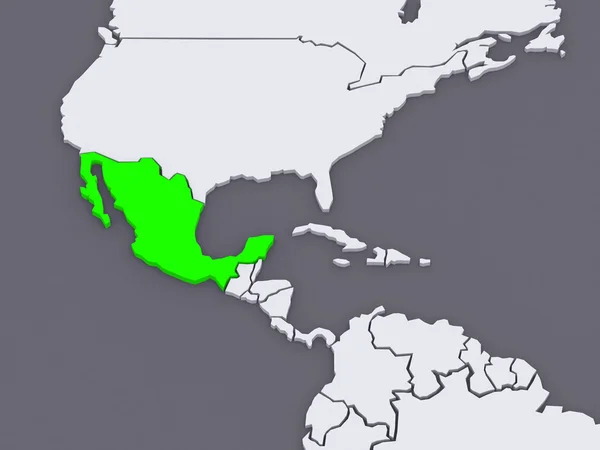 Carte des mondes. Mexique . — Photo