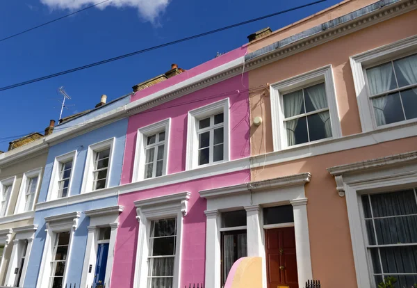 Fila de casas en Notting Hill —  Fotos de Stock