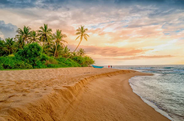 Sunset Tangalle Sri Lanka Asia — 스톡 사진