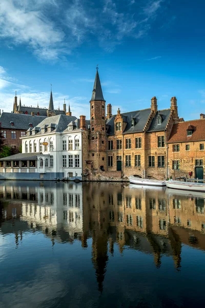 Distrito Rozenhoedkaai Bruges Bélgica — Fotografia de Stock