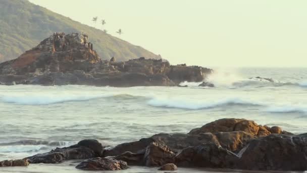 Hermoso paisaje marino. Composición de la naturaleza. — Vídeos de Stock