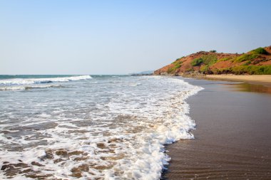 okyanus kıyısında görüntüleyin. güzel Hint Okyanusu kıyıları