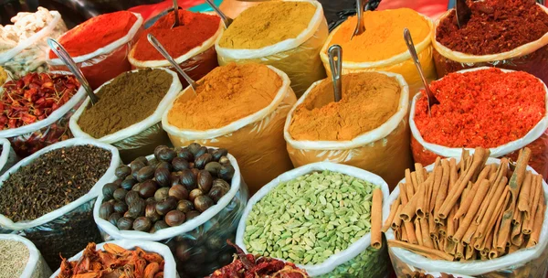Assortment of powder spices — Stock Photo, Image