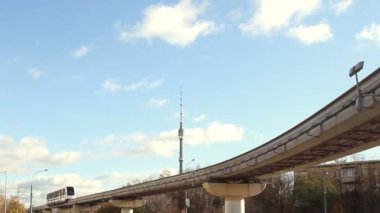 Rusya, Moskova, ostankino Ekim 27.2012. Moskova Monoray.