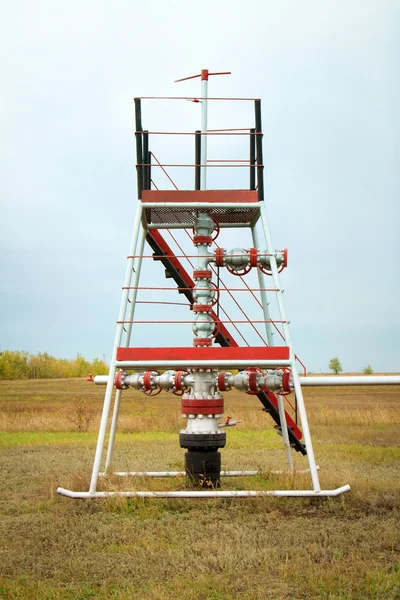 Usine de traitement du pétrole et du gaz — Photo