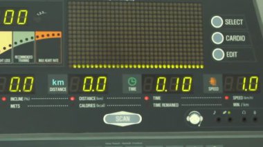 fütüristik cihazın dijital bilgi paneli