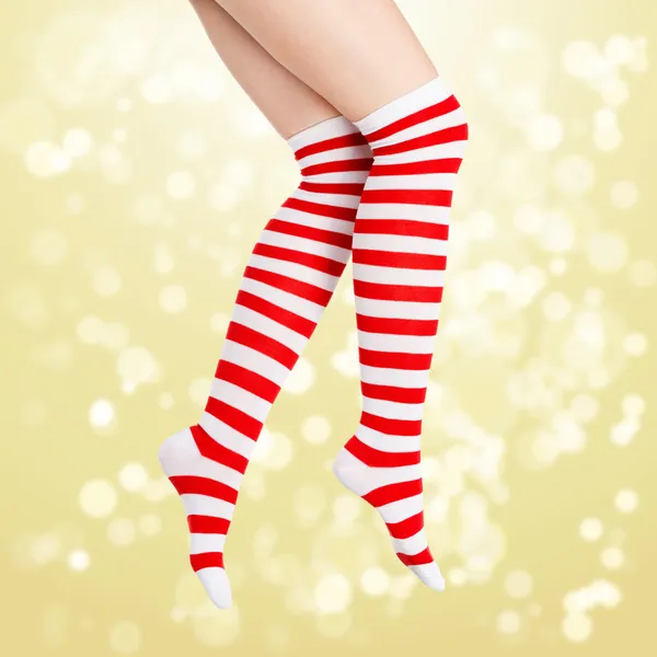 Jambes de Noël — Photo